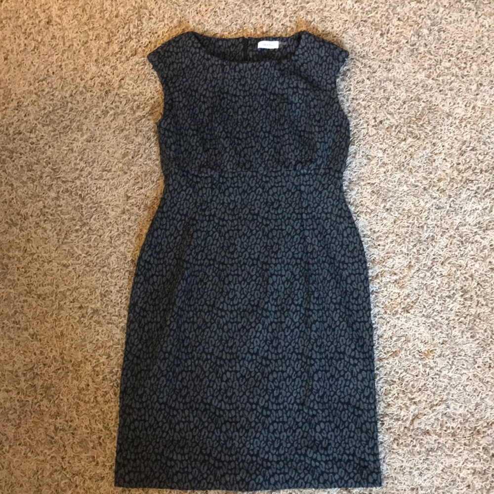 CALVIN KLEIN leopard print dress